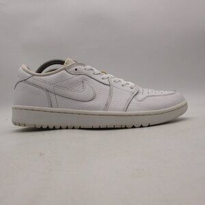 Nike Air Jordan 1 Low G Men's Size 10.5 Triple White Golf Sneaker DD9315-101